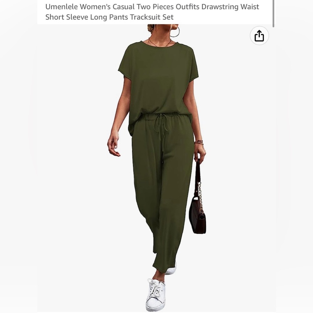 2 piece adorable athleisure outfit. NEW! Size M